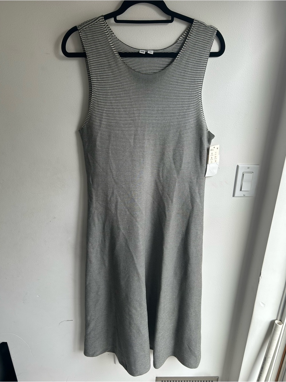 Uniqlo striped sleeveless knit dress. Women’s size large. New with tags!
